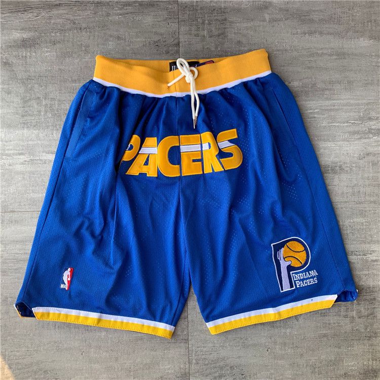 Men NBA 2021 Indiana Pacers Blue Shorts->golden state warriors->NBA Jersey